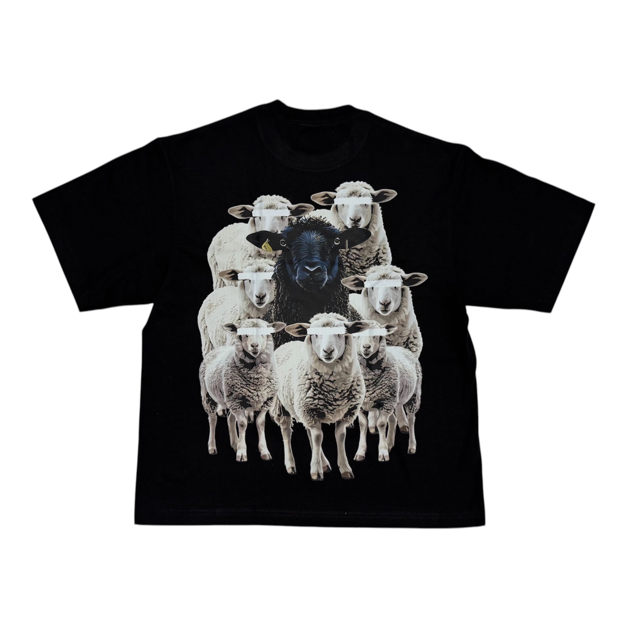 “NOLU” The Black Sheep Boxy Tee